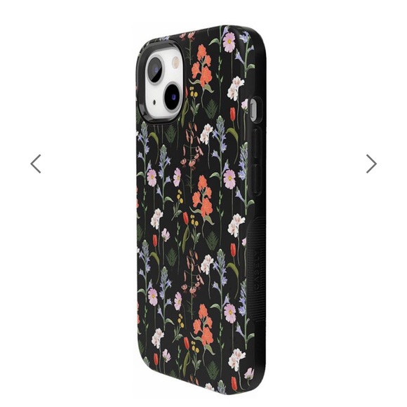 💢 2 for $30 - iPhone 14 Pro MagSafe case-Black Floral - Picture 2 of 5
